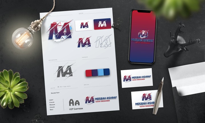 MA UI/UX logo branding