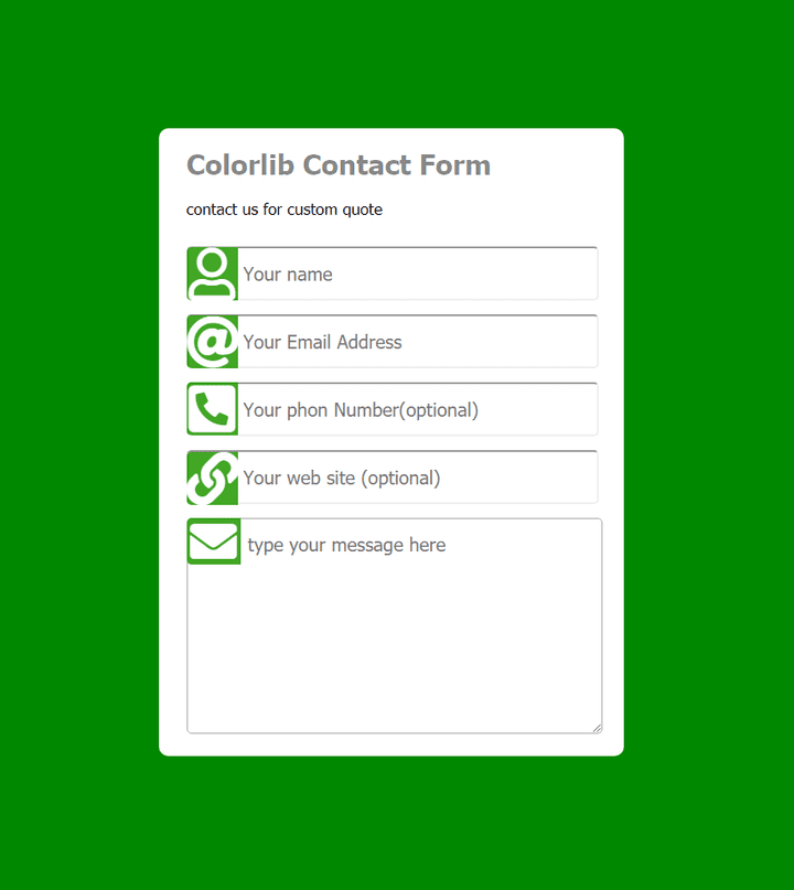 Login Form 5