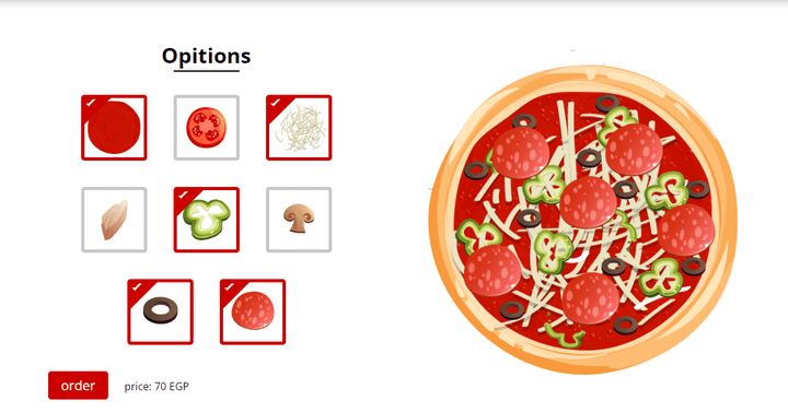 Custom Pizza Platform