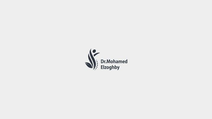 Dr. Mohamed Elzoghby - تصميم شعار طبيب علاج طبيعي وتغذية