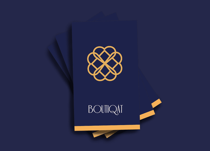 تصميم الهوية التجارية لتطبيق | BOUTIQAT