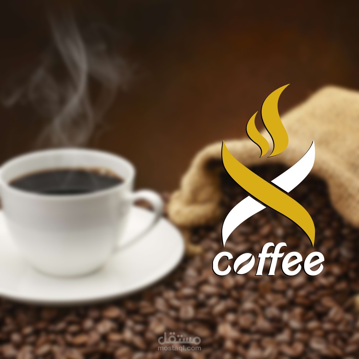 X coffe branding