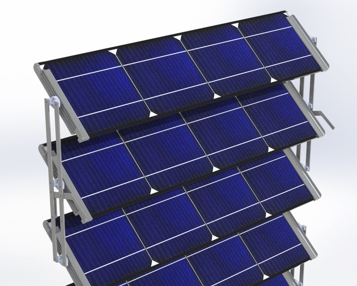 Full Design Of Smart Window - Solar Panels