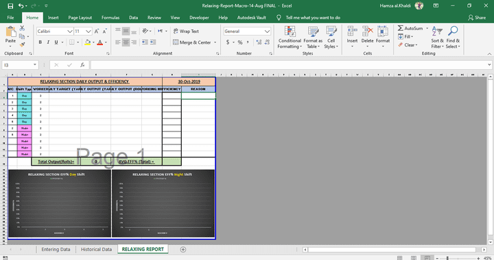 Report Maker By Macro Excel File