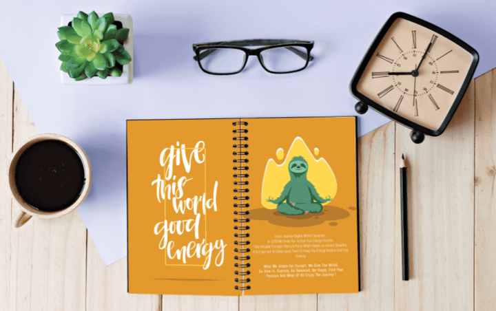 happiness 2018 notebook & calendar