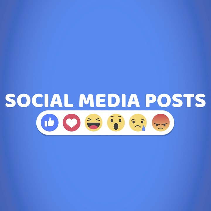 Social media posts