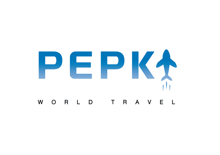 logo for "PEPKI" world travel agency