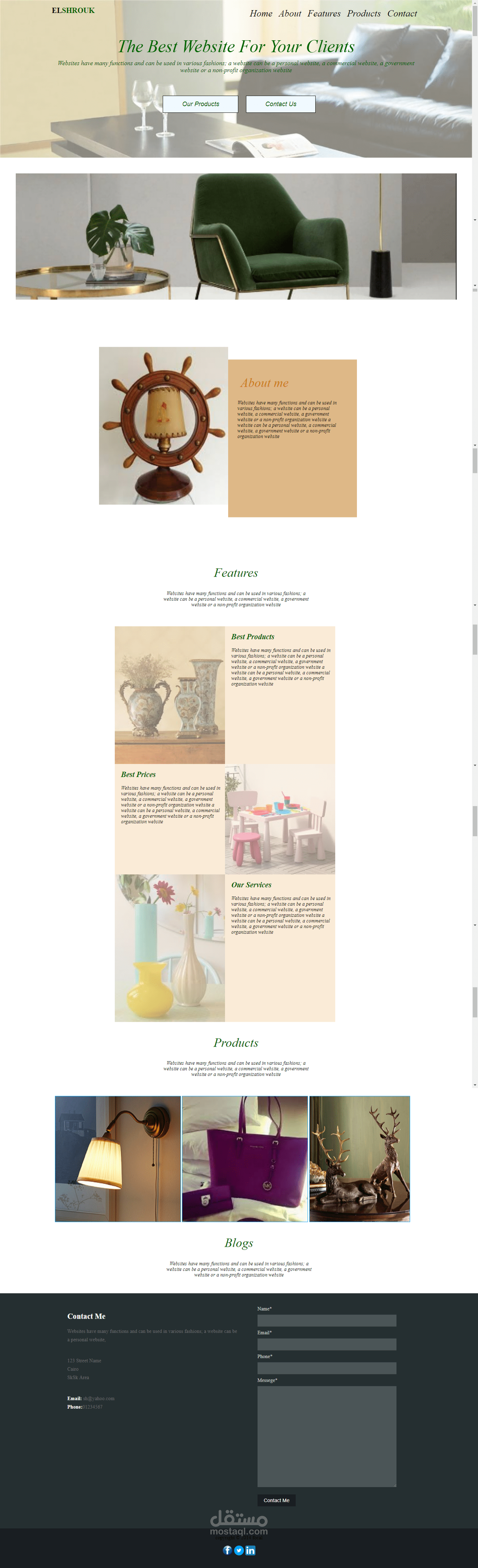 furniture  website