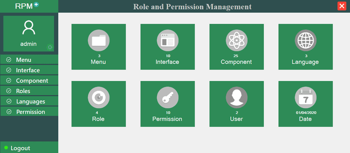 Role and Permission Management Multi-language