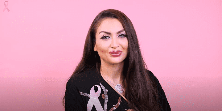 مونتاج فيديو للتوعية بمرض سرطان الثدي