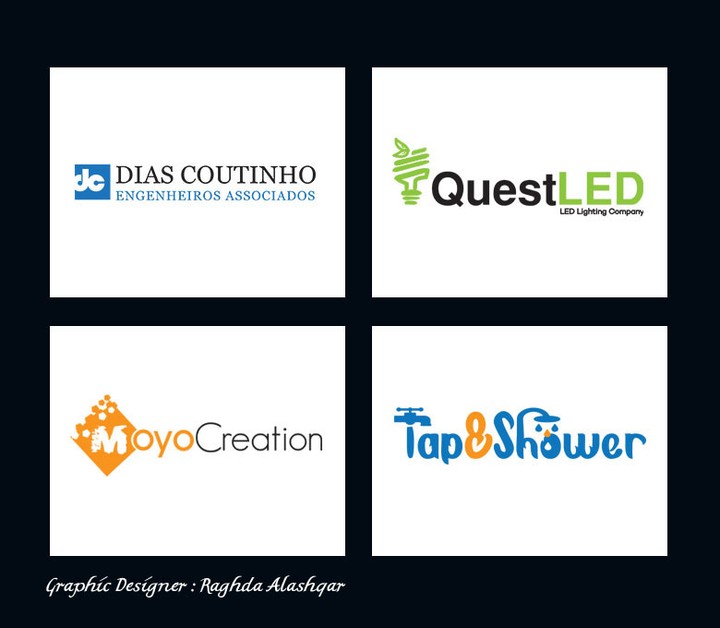 تصميم شعارات باللغة الانجليزية للعديد من الشركات والمواقع الغربية - Logos Designs