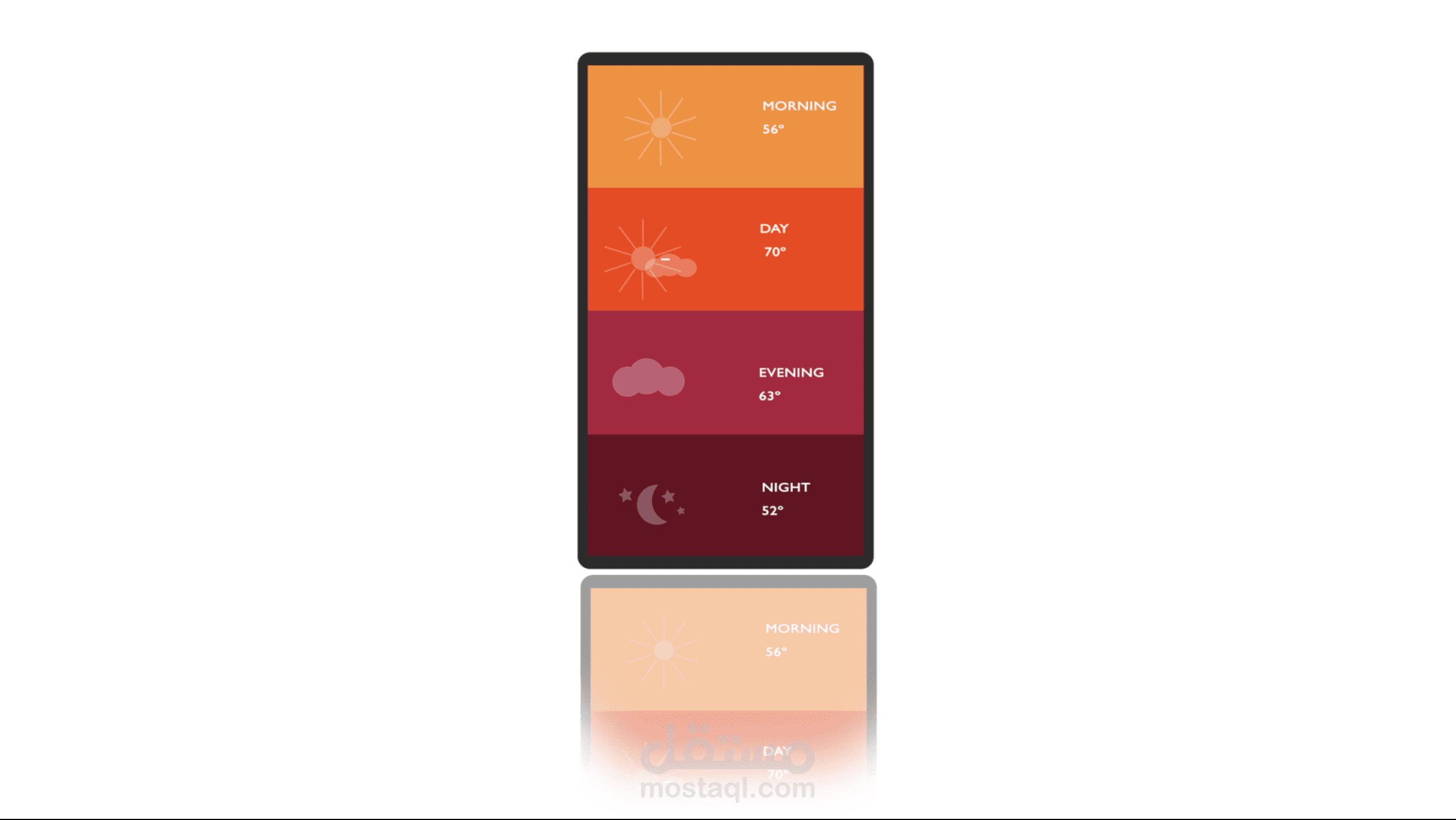 MOTION GRAPHICS | WEATHER APP