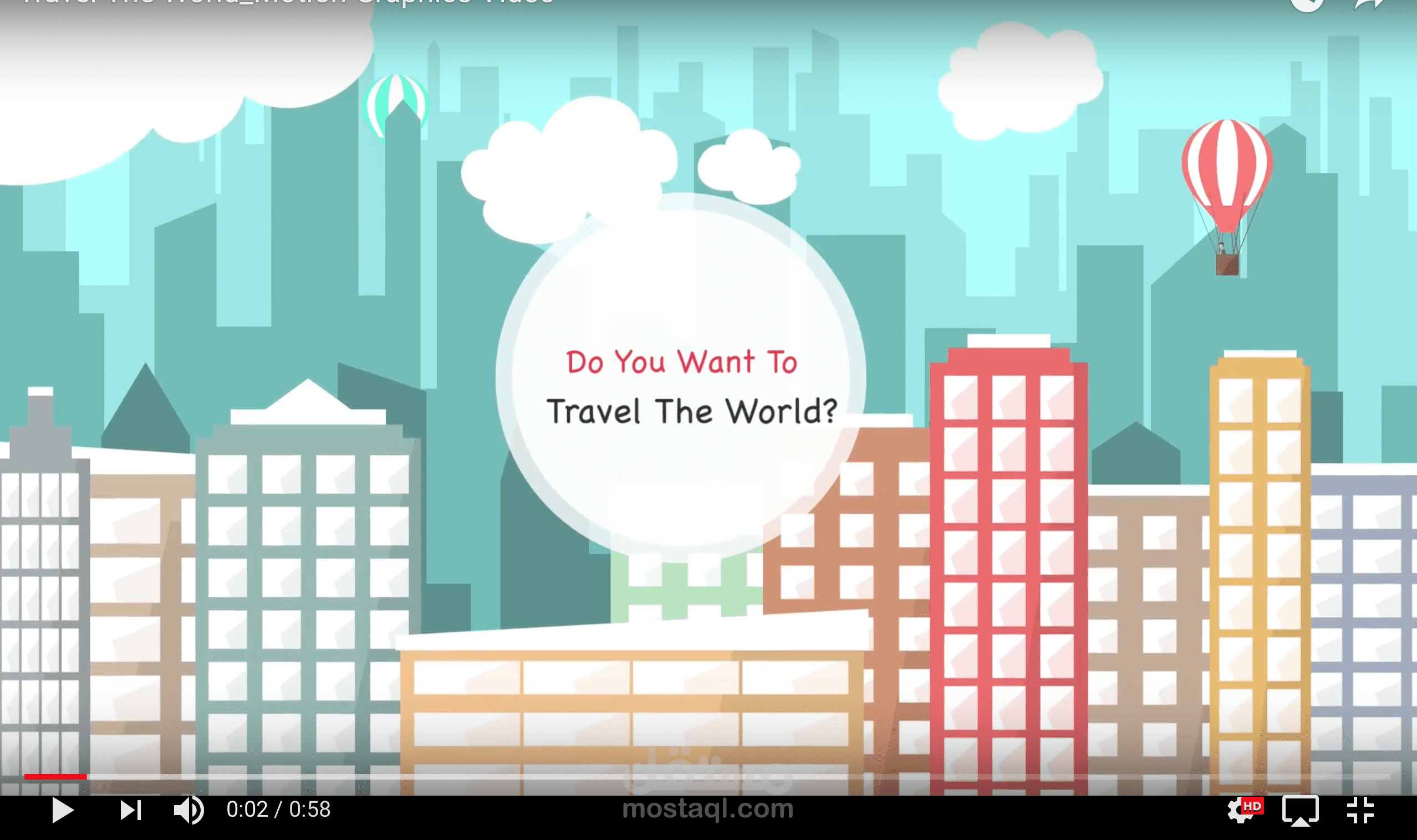 Motion Graphics | Travelia -  2