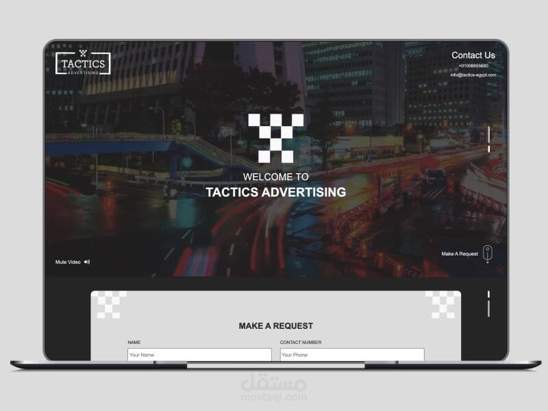 TACTICS Landing Pages