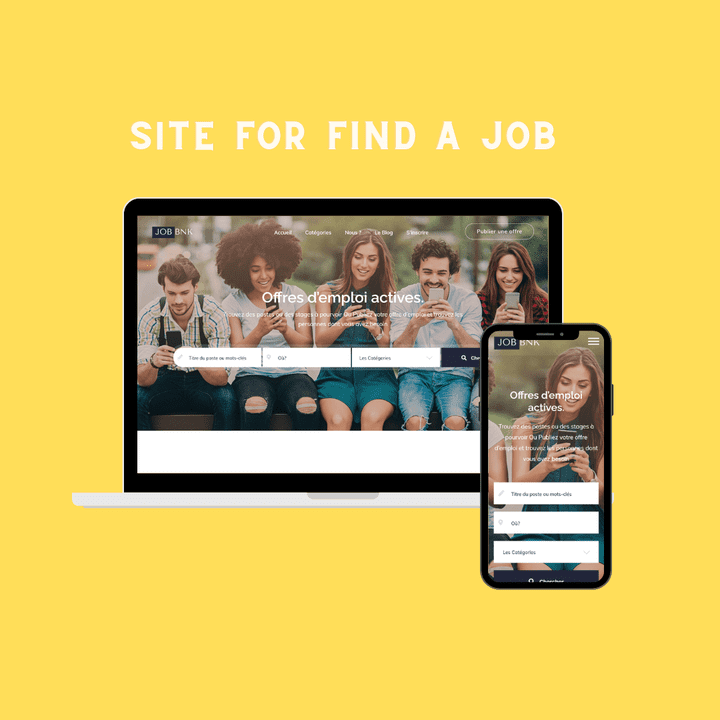 site for find a job design