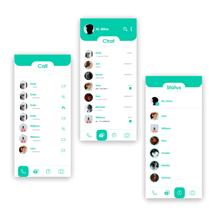 whastapp redesign ui/ux