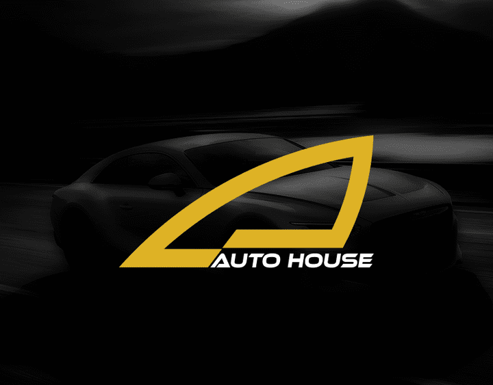 لوجو لمعرض سيارات Auto House