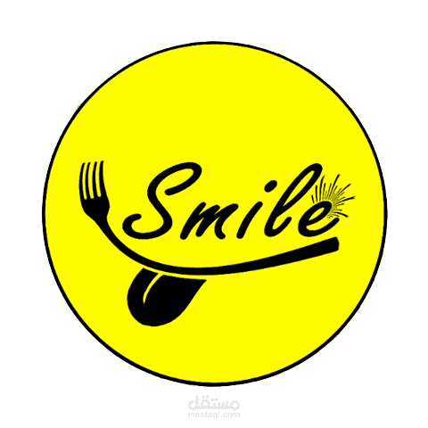 شعار مطعم Smile