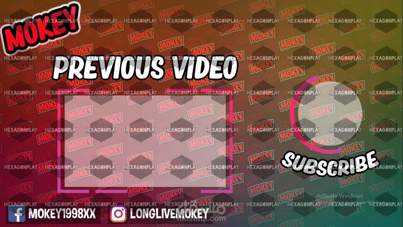 End Screen, Outro احترافية 002