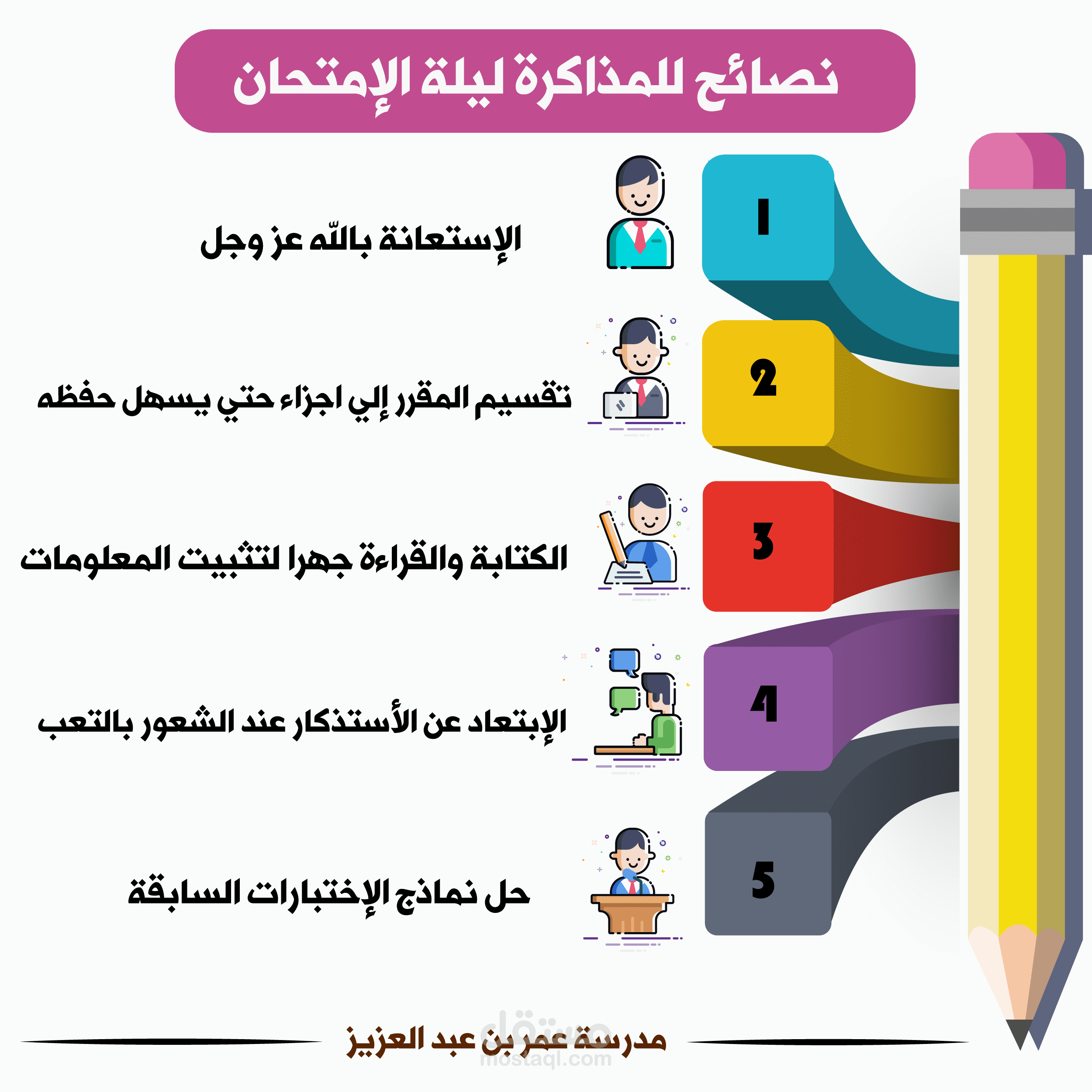 افضل طريقة للمذاكرة ليلة الامتحان