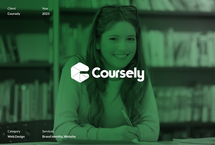 Coursely - Website Design & Visual Identity