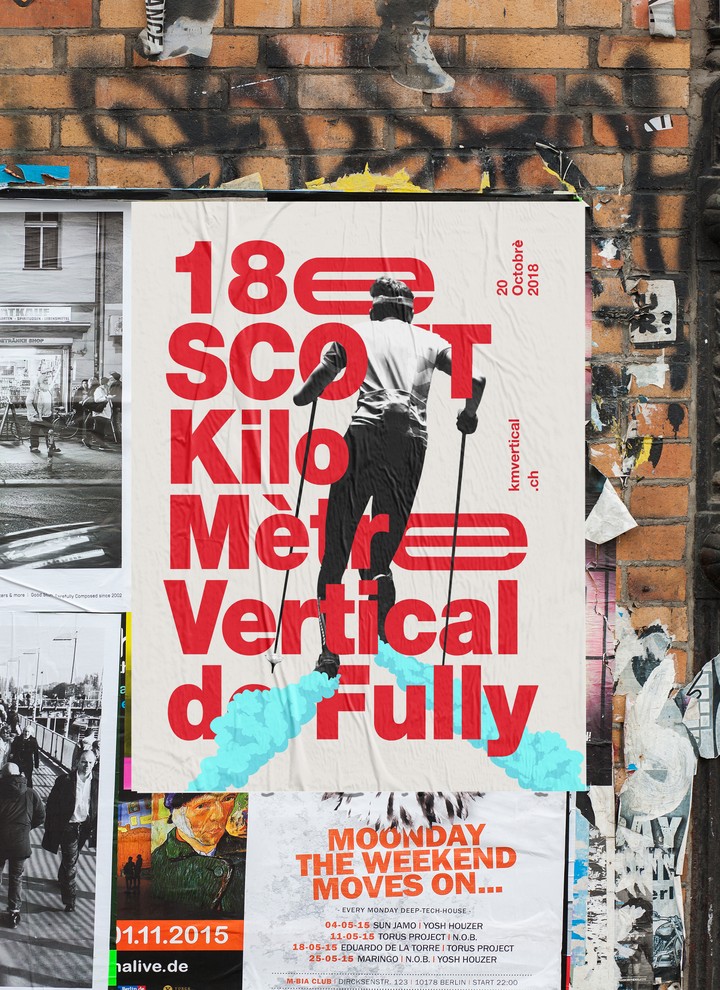 Poster Artwork for 18e KM Vertical de Fully Event