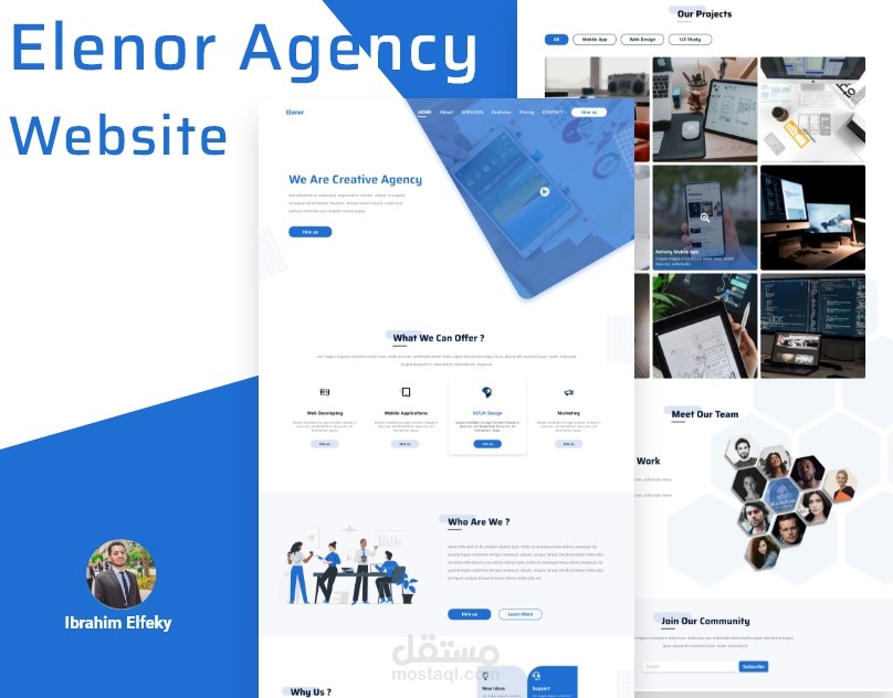 Agency Landing Page New Design