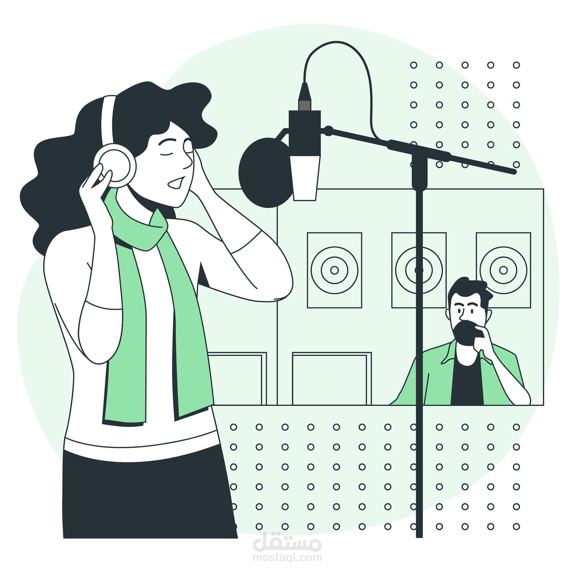 تمثيل صوتي (صوت شموخ العز)