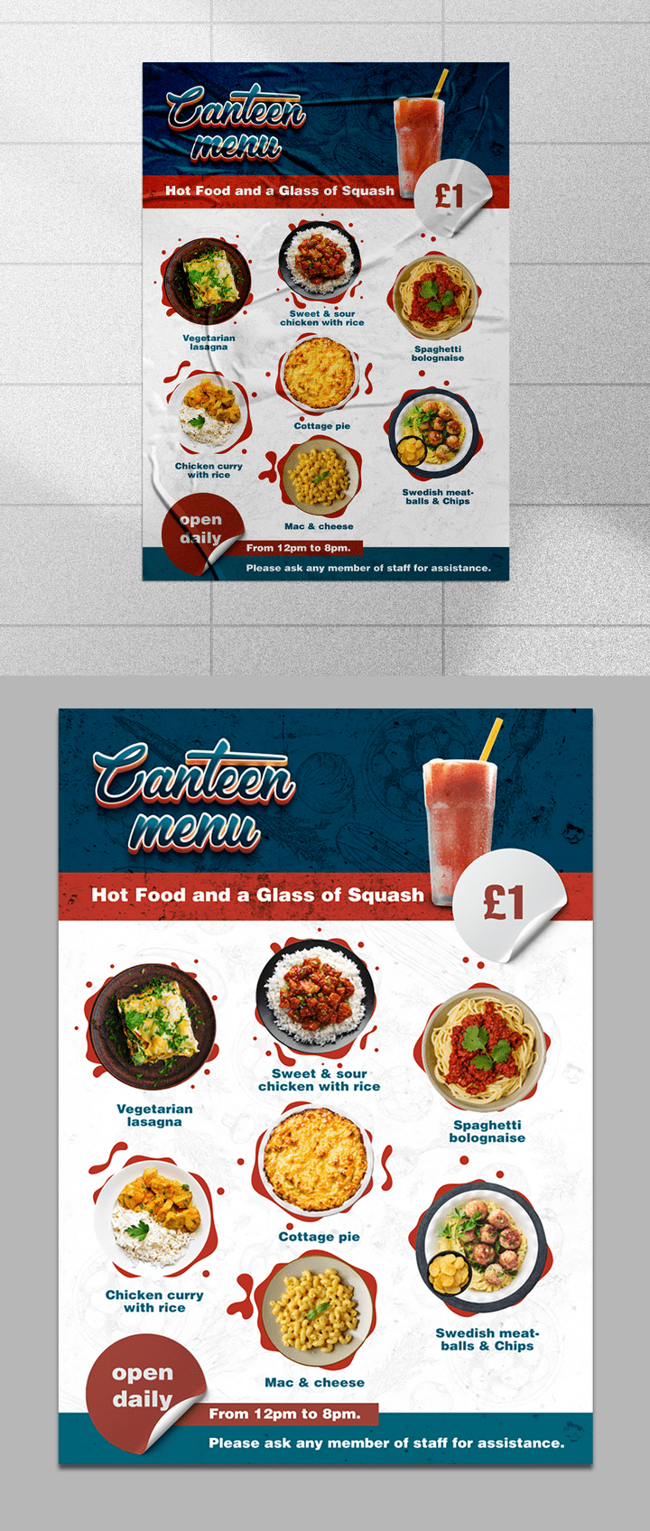 Canteen Menu