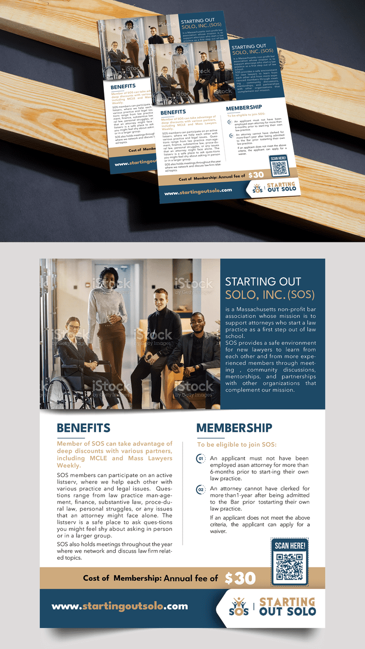 Design a Flier for Lawyers Group