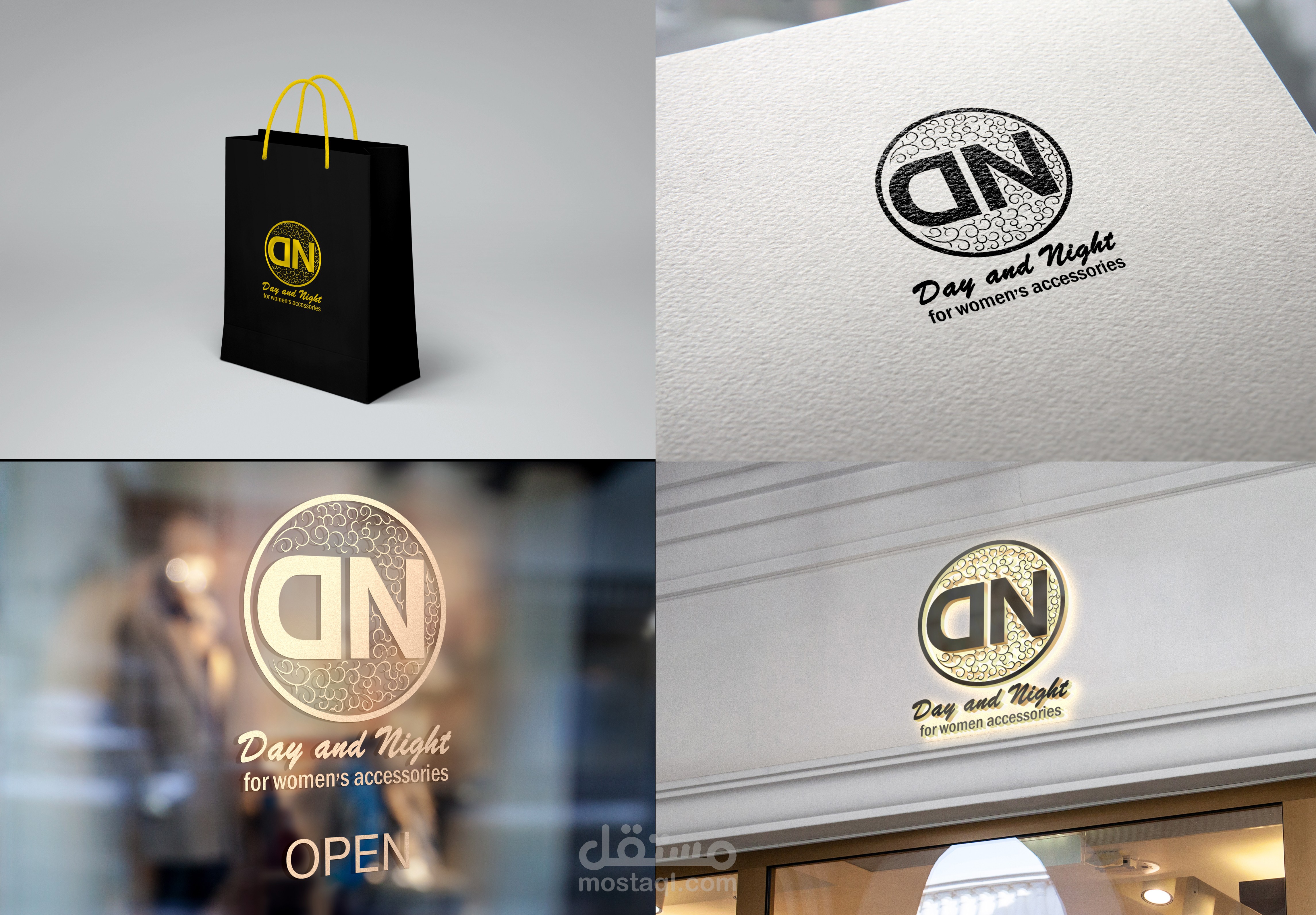 تصميم شعار ماركات كاملة احترافي -  Professional Full Brand logo Design