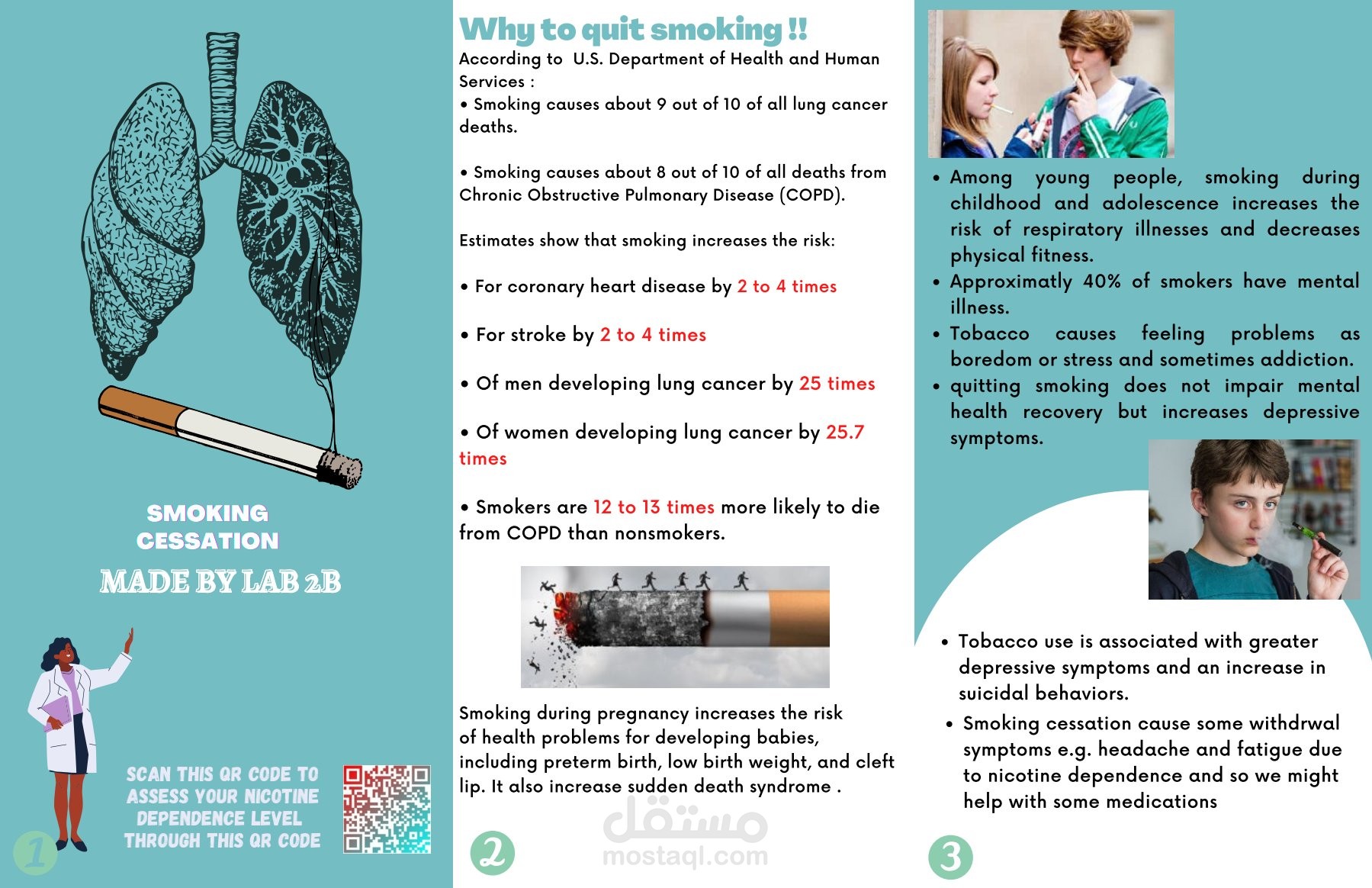 Smoking cessation bourchure مستقل