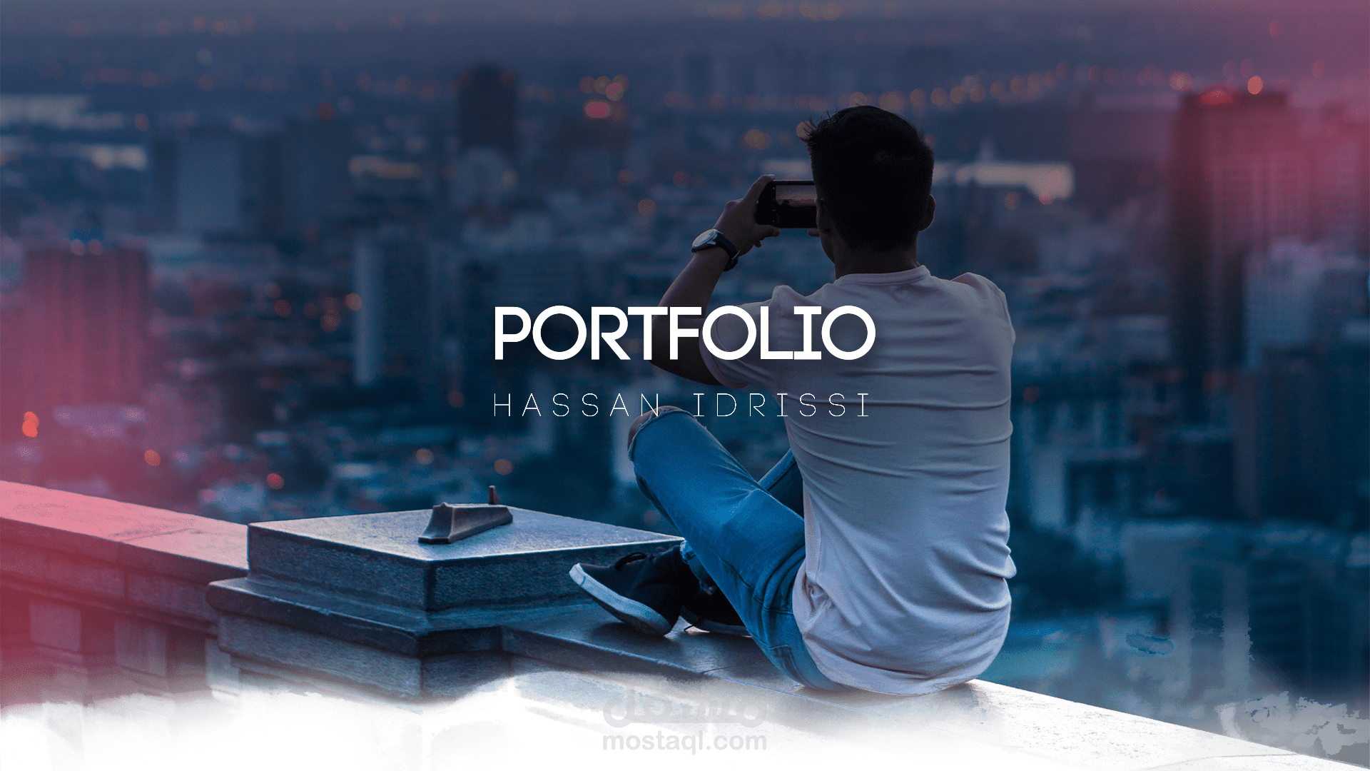 تصميم و تكويد موقع ملف شخصي مكون من صفحة واحدة  PORTFOLIO