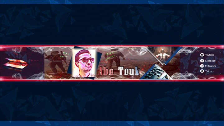 Banner design for YouTube channel