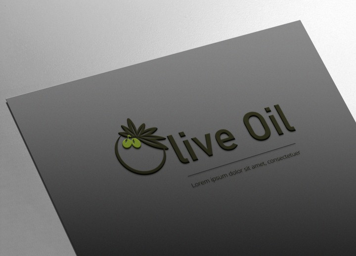 olive oil product logo