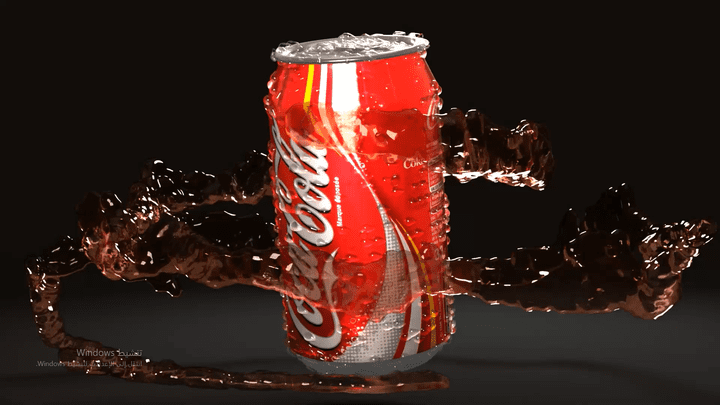 إعلان كوكا كولا فيديو قصير Coca Cola 3D Modeling in Blender |2023