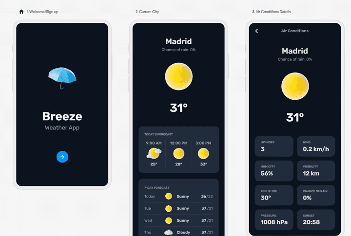 Unlock Weather App Dark Mode