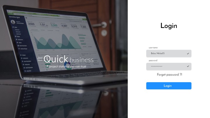 UI UX for Quick business system online