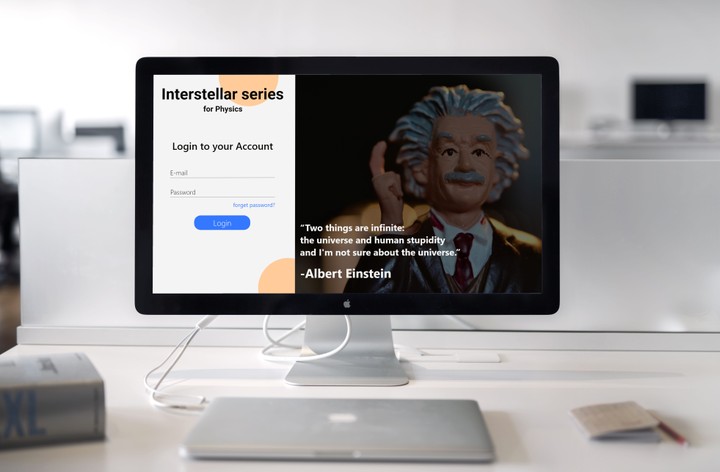 interstellar series login page remake