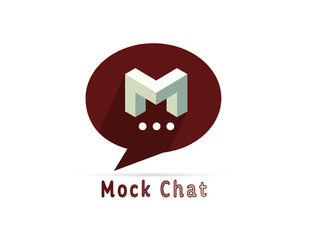 Mock chat logo