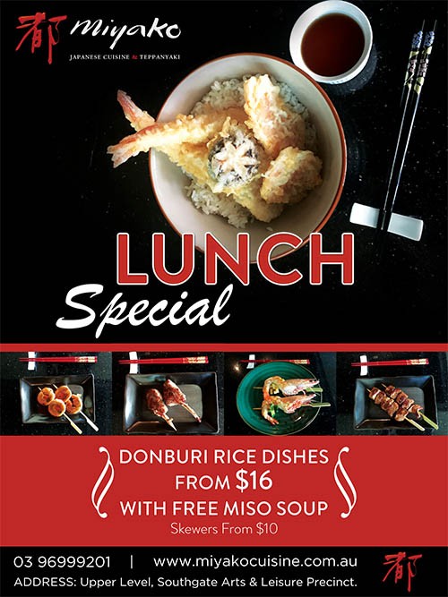 Special Lunch Flyer