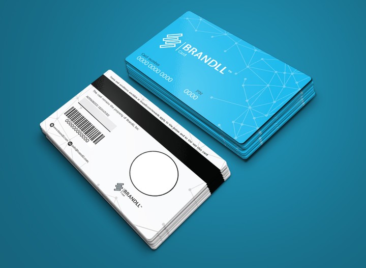 بطاقة اعمال شركة براندل البريطانية 3 -- Business Card - BRANDLL