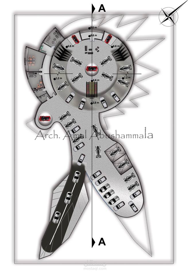 مسقط معرض سيارات ( Car show plan)