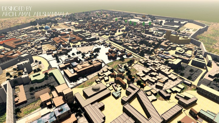 3d modeling and rendering for the old city of jerusalem