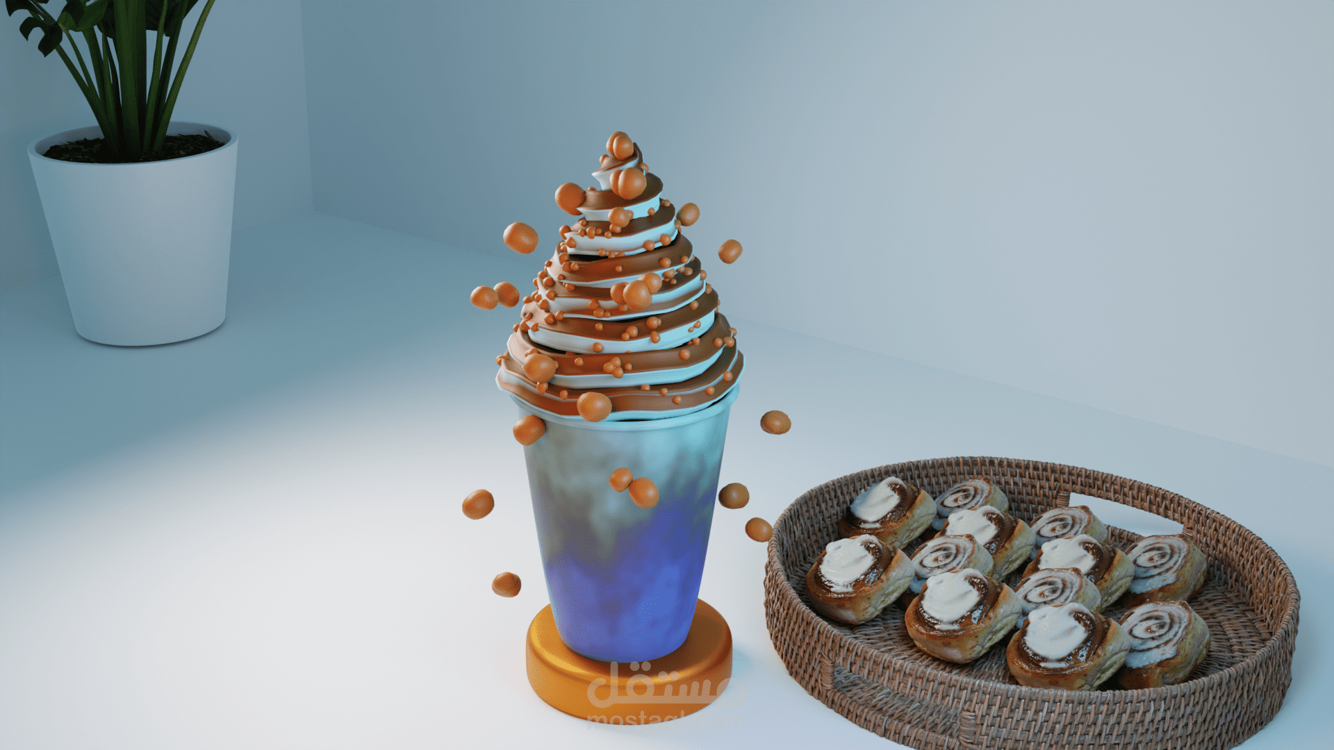تصمميم لمشروب
