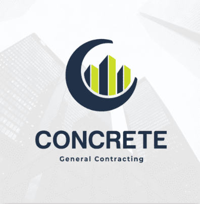 CONCRETE | تصميم شعار لشركة تشطيبات هندسية