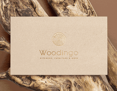 WOODINGO | تصميم شعار لمتجر أخشاب