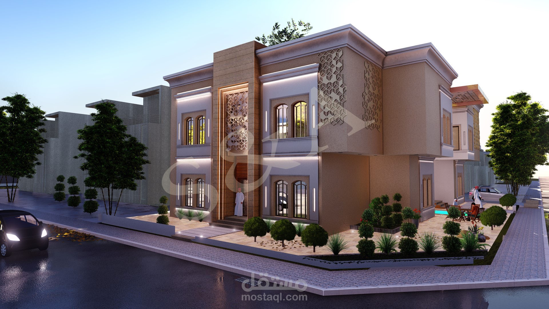 تصميم فيلا نيو كلاسيك بالخبر