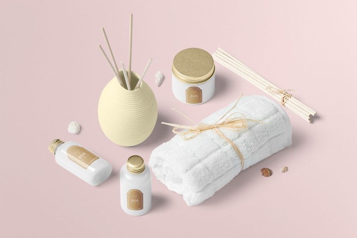 branding & packaging for ava spa