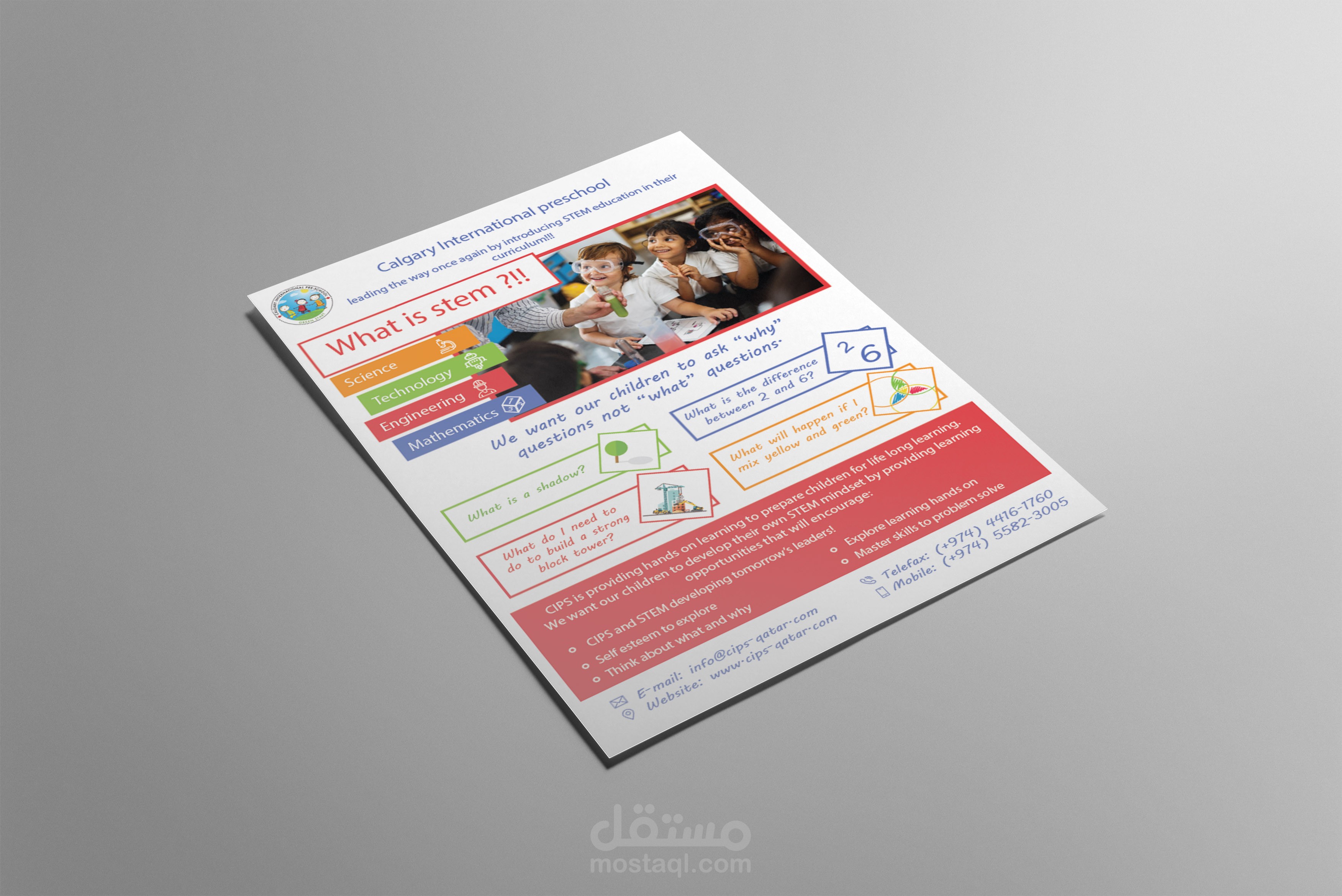 Calgary International Preschool Flyer